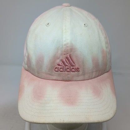 Adidas Baseball Cap White Pink One Size Tie Dye AEROREADY Cotton Adjustable Hat