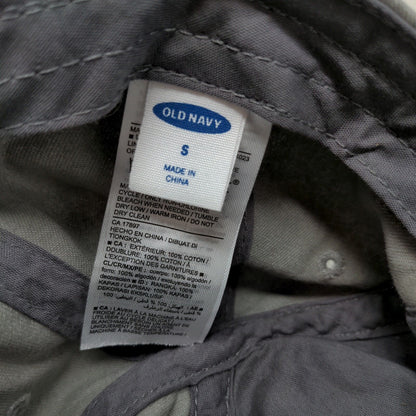 Old Navy Boy's Stretchy Hat Gray Size S Toddler Embroidered Logo