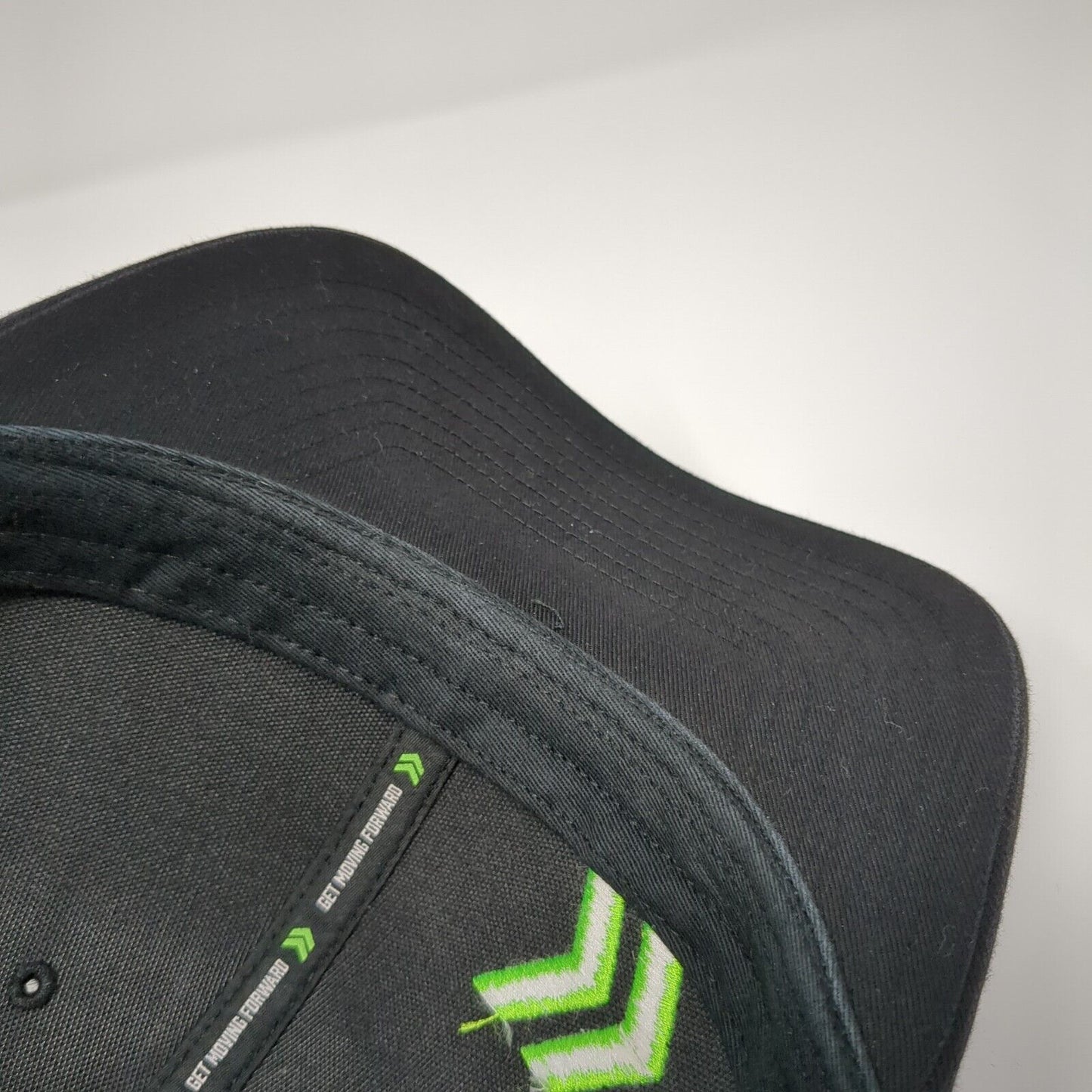 NexTitle Logo Snapback Mesh Back Trucker Hat Black One Size 6 Panel