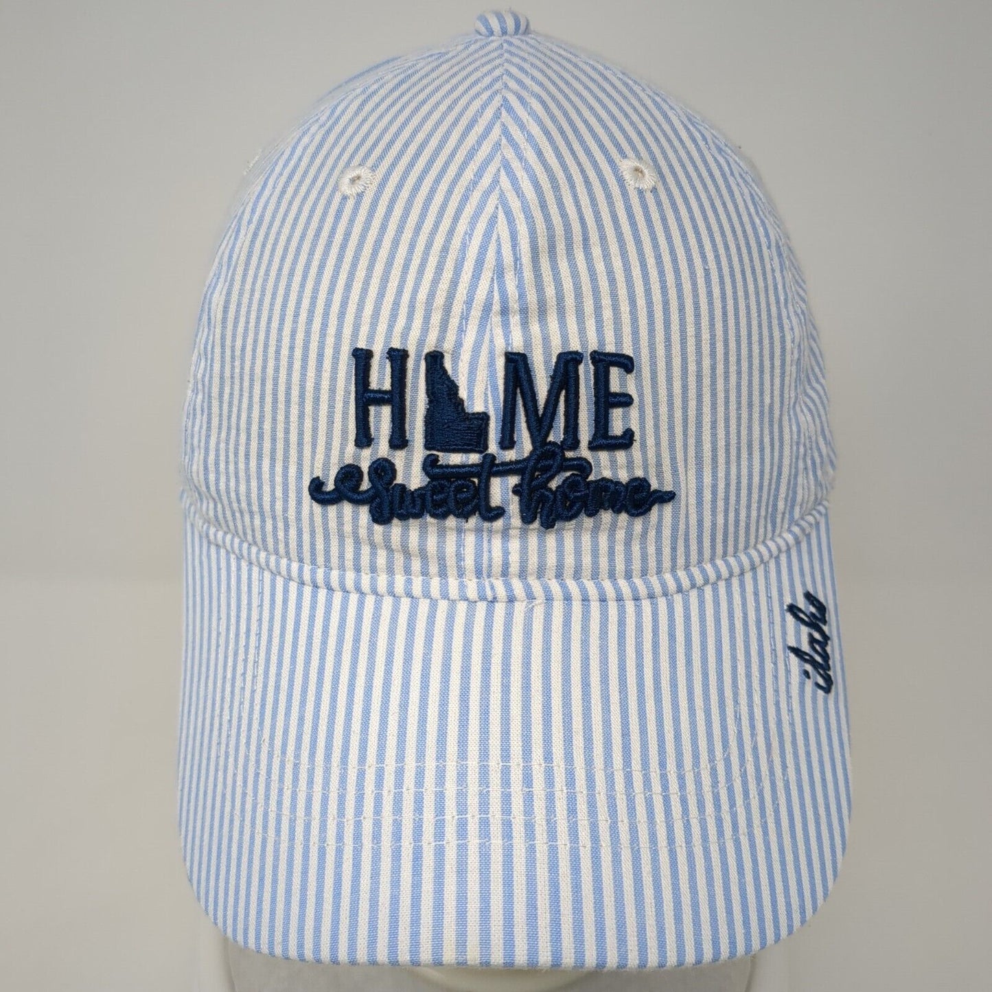 Idaho Home Sweet Home Slideback Hat Multi One Size Striped Embroidered