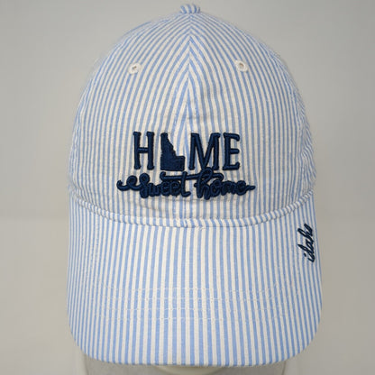 Idaho Home Sweet Home Slideback Hat Multi One Size Striped Embroidered