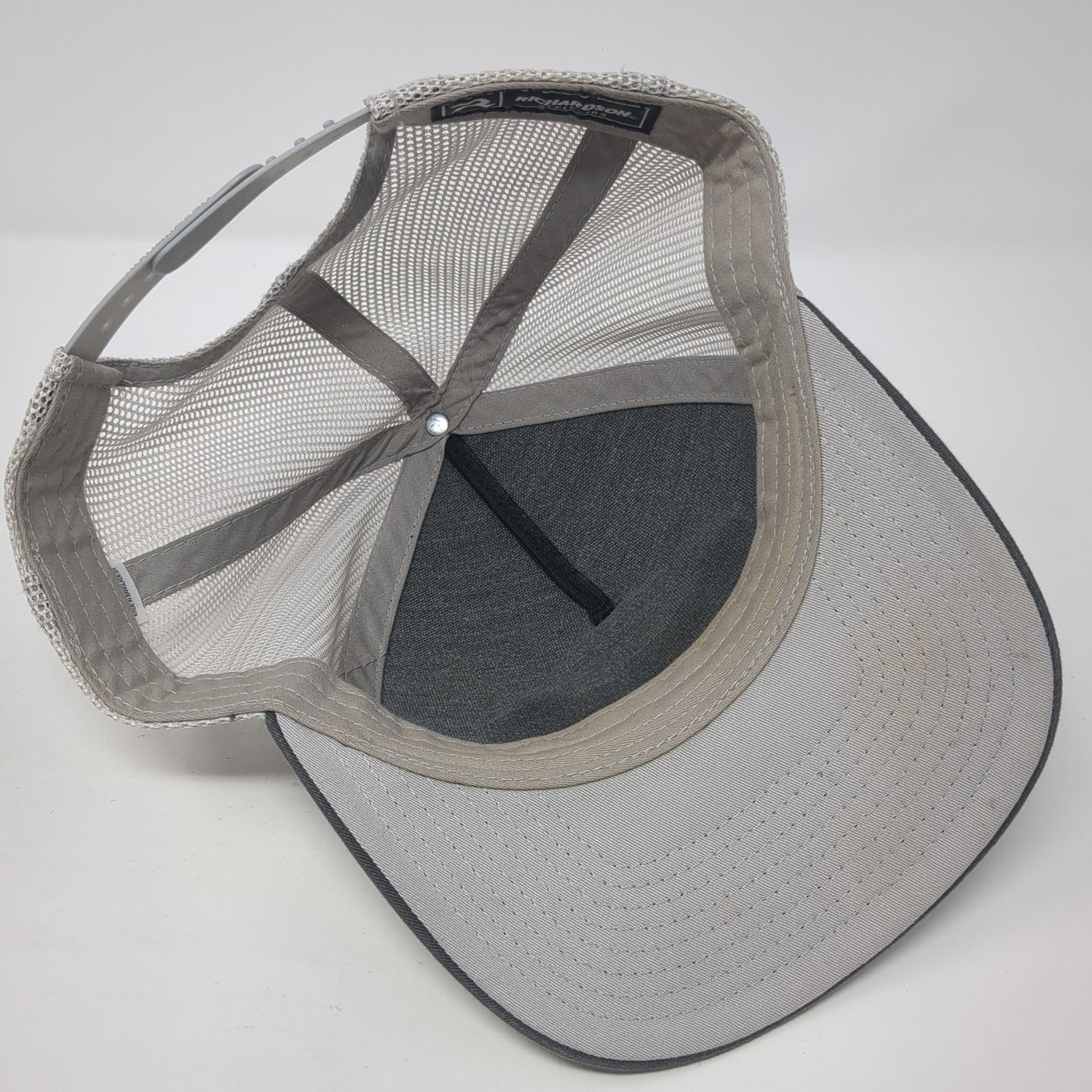 Crossfire Fastpitch Snapback Trucker Hat Gray One Size Mesh Back Richardson