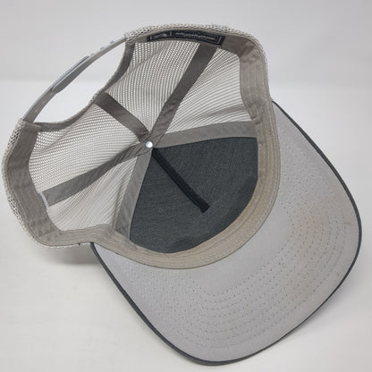 Crossfire Fastpitch Snapback Trucker Hat Gray One Size Mesh Back Richardson