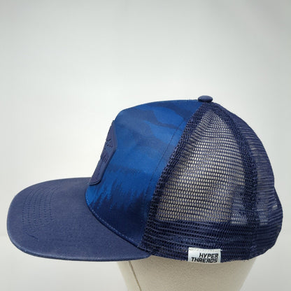 Hyperthreads Snapback Trucker Hat Camo One Size Mesh Back Patch Outdoor