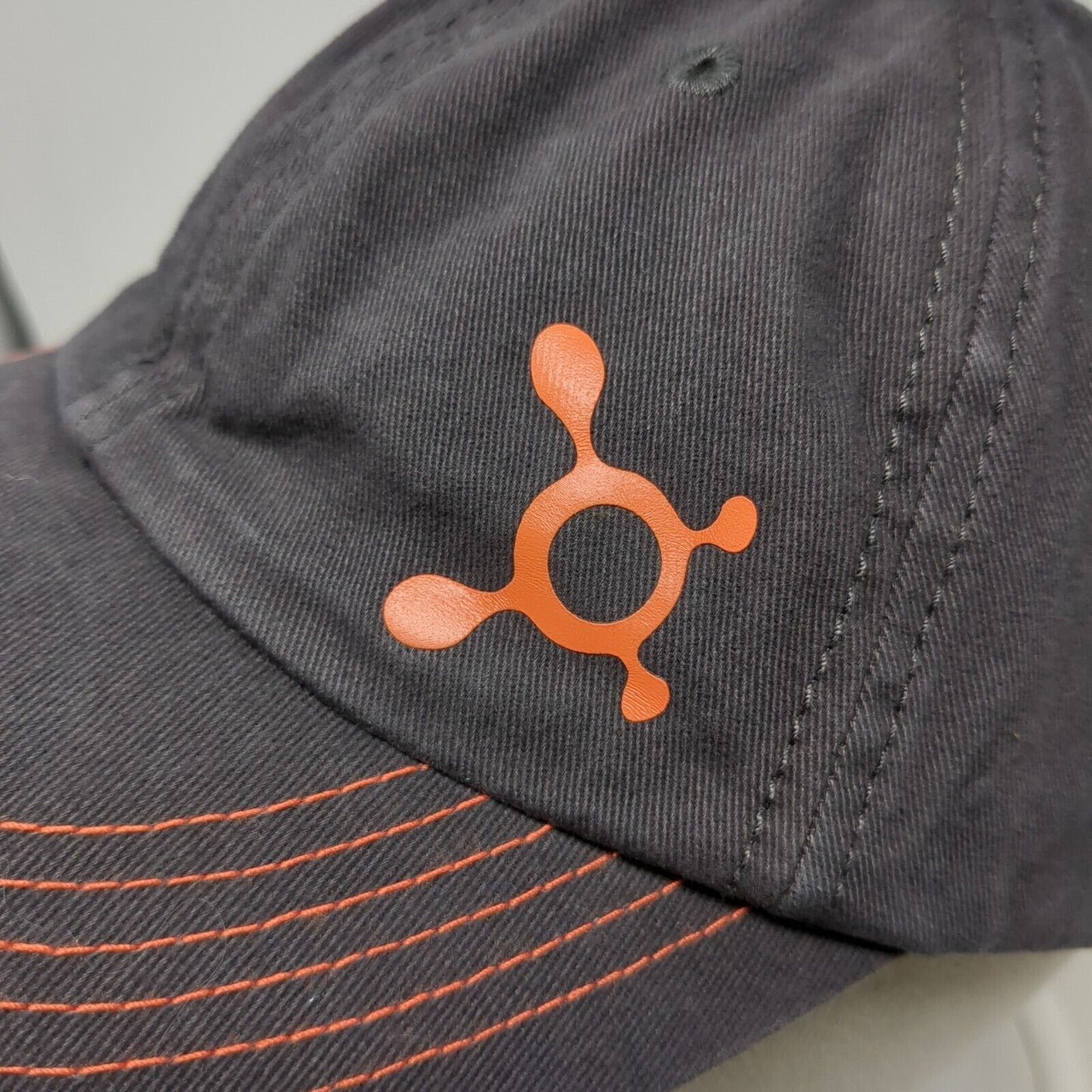 Orange Theory Snapback Hat Gray One Size Adjustable Embroidered Cotton