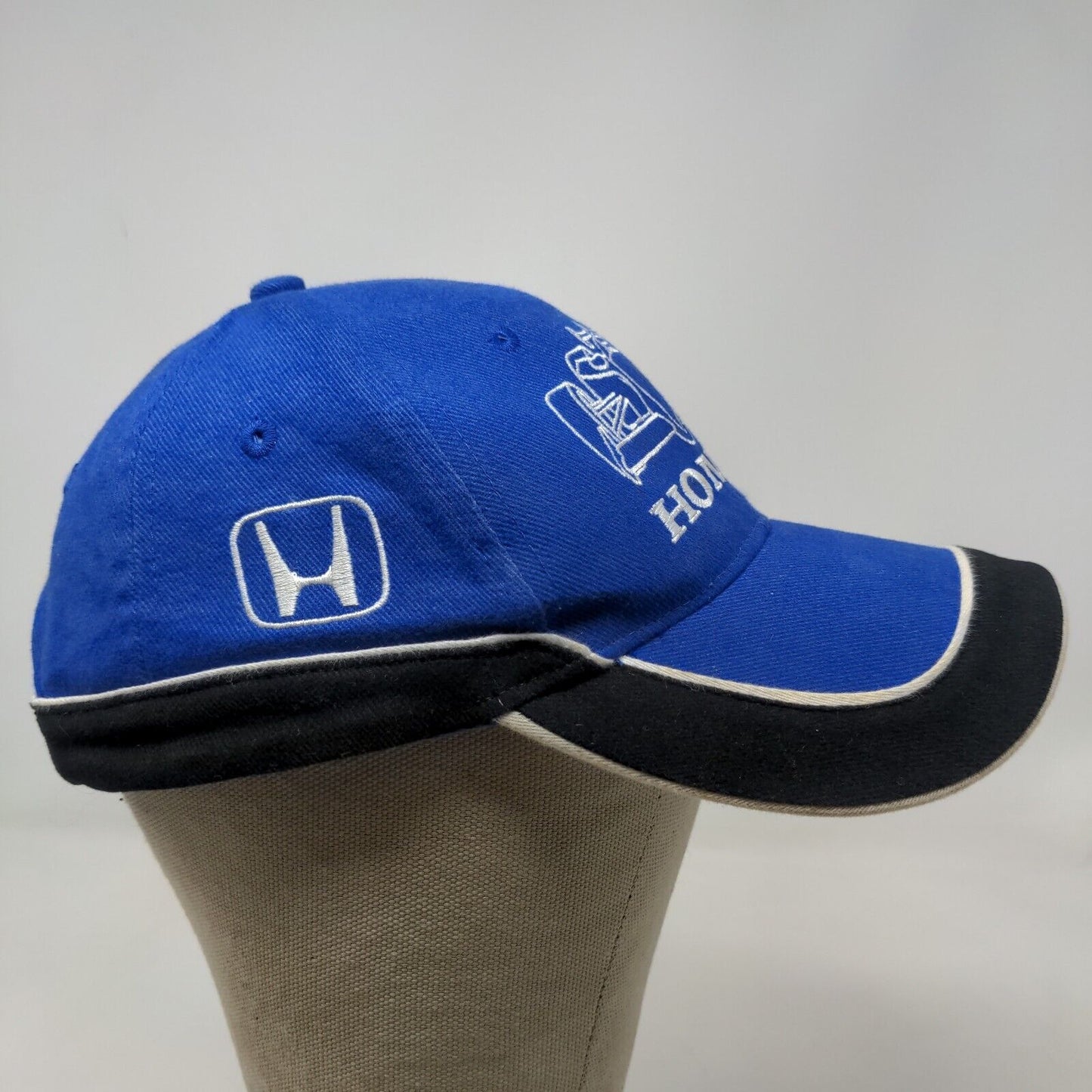 Speedgear Men's Strapback Hat Blue Embroidered Car Honda Logo Spell Out