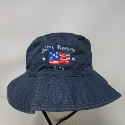 Chilton Reunion 2003 Fisherman Bucket Hat Blue S/M Patriotic Ouray W/Tags
