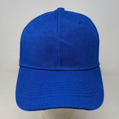 Unbranded Men's Strapback Trucker Hat Blue Adjustable 100% Acrylic