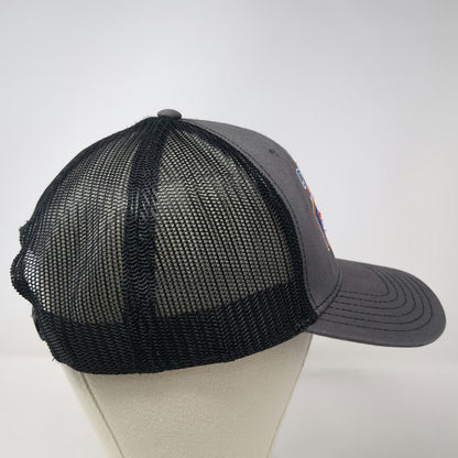 Cap America Trucker Hat Gray One Size The Pike Cafe Logo Mesh Snapback Graphic