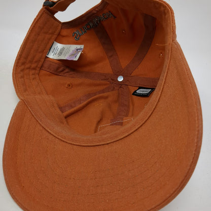 Smartwool Baseball Cap Orange One Size Cotton Patch Logo Adjustable Strap Hat