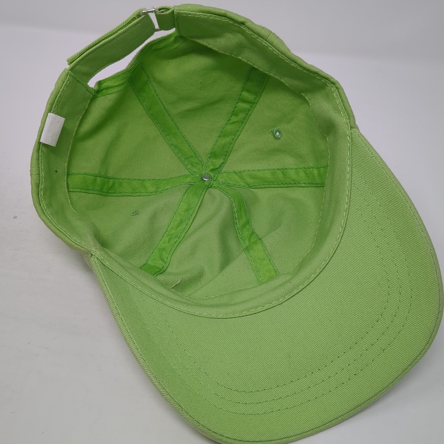 Unbranded Strapback Hat Green One Size Adjustable Outdoor Blank Solid