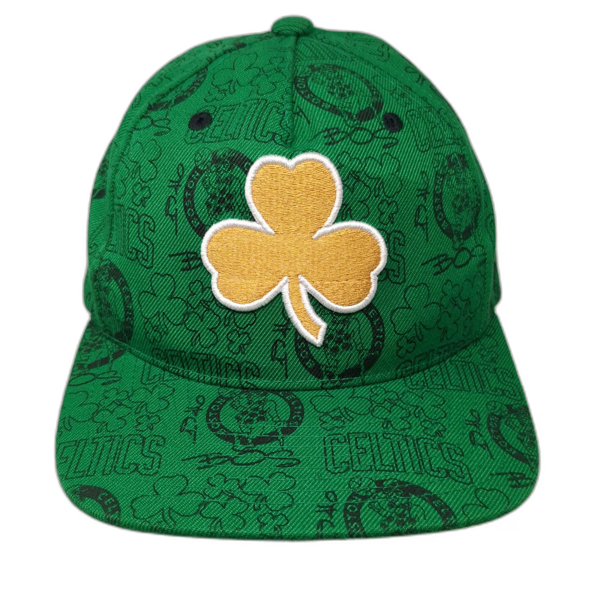 Boston Celtics NBA Zephyr Garden Authentic Green One Size Snapback Hat