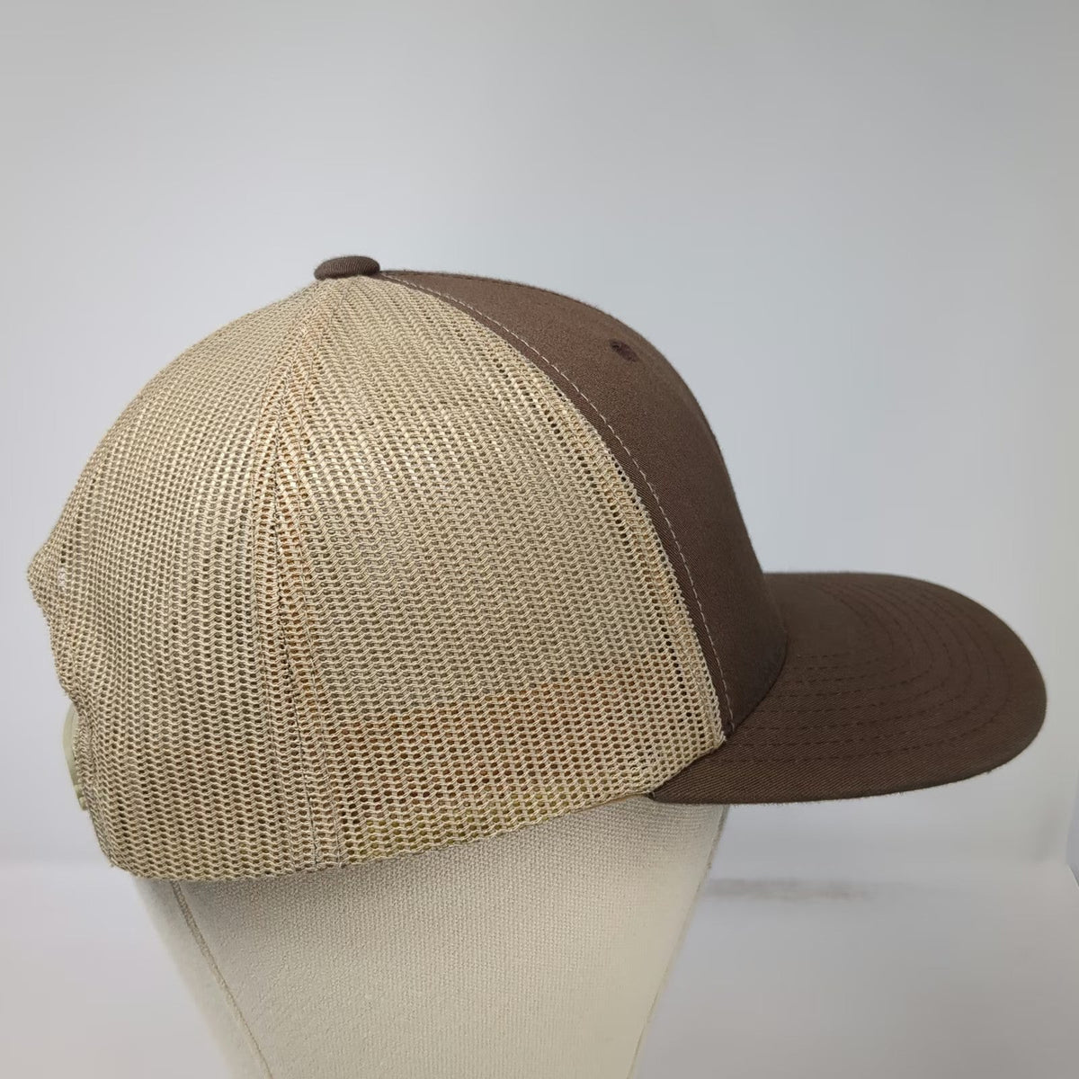Yupoong Trucker Hat Brown One Size Smokey Bear Only You Mesh Snapback Embroidery