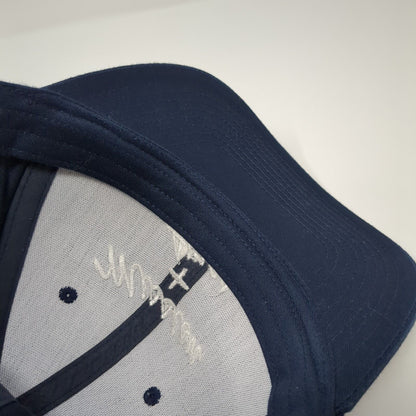 Mission + Aires Hope Corps Snapback Hat Blue One Size Adjustable Port Authority