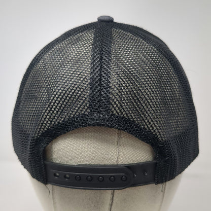 Fivory Builders FirstSource Trucker Hat Gray Black One Size Mesh Snapback Logo