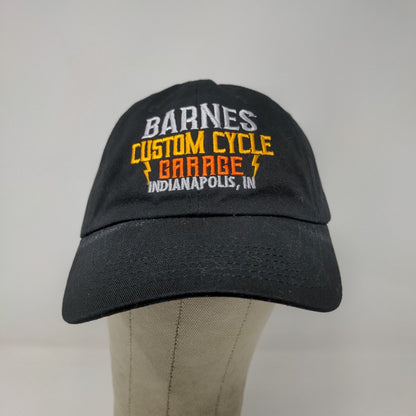 Unbranded Men's Slideback Hat Black Barnes Custom Cycle Garage Indianapolis IN