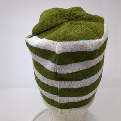Bula Knit Beanie Hat Multicolor One Size Striped Acrylic Stretch