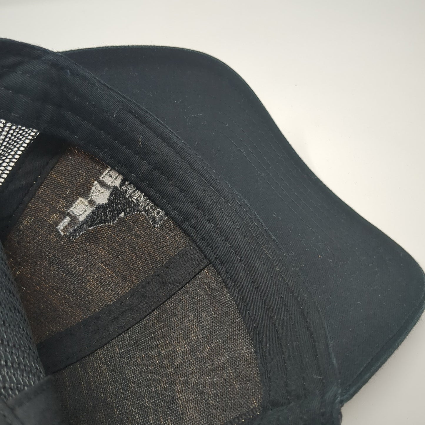 Idaho Mining Apparel Cork Trucker Hat Black One Size Adjustable Mesh Back Otto