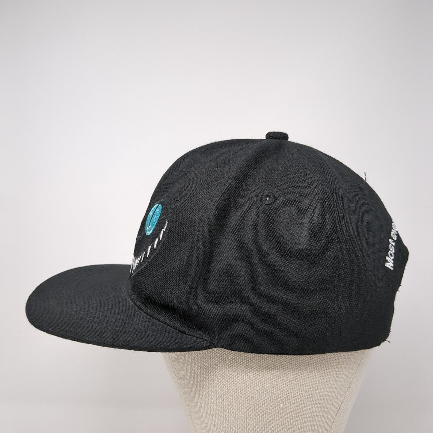 Cheshire Cat Most Everyone's Mad Here Snapback Hat Black OS Adjustable 6 Panel