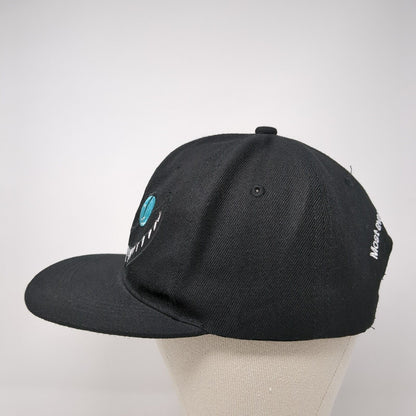 Cheshire Cat Most Everyone's Mad Here Snapback Hat Black OS Adjustable 6 Panel