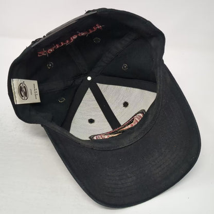Zamboni Snapback Hat Black One Size Adult Adjustable Embroidered Logo Patch Red