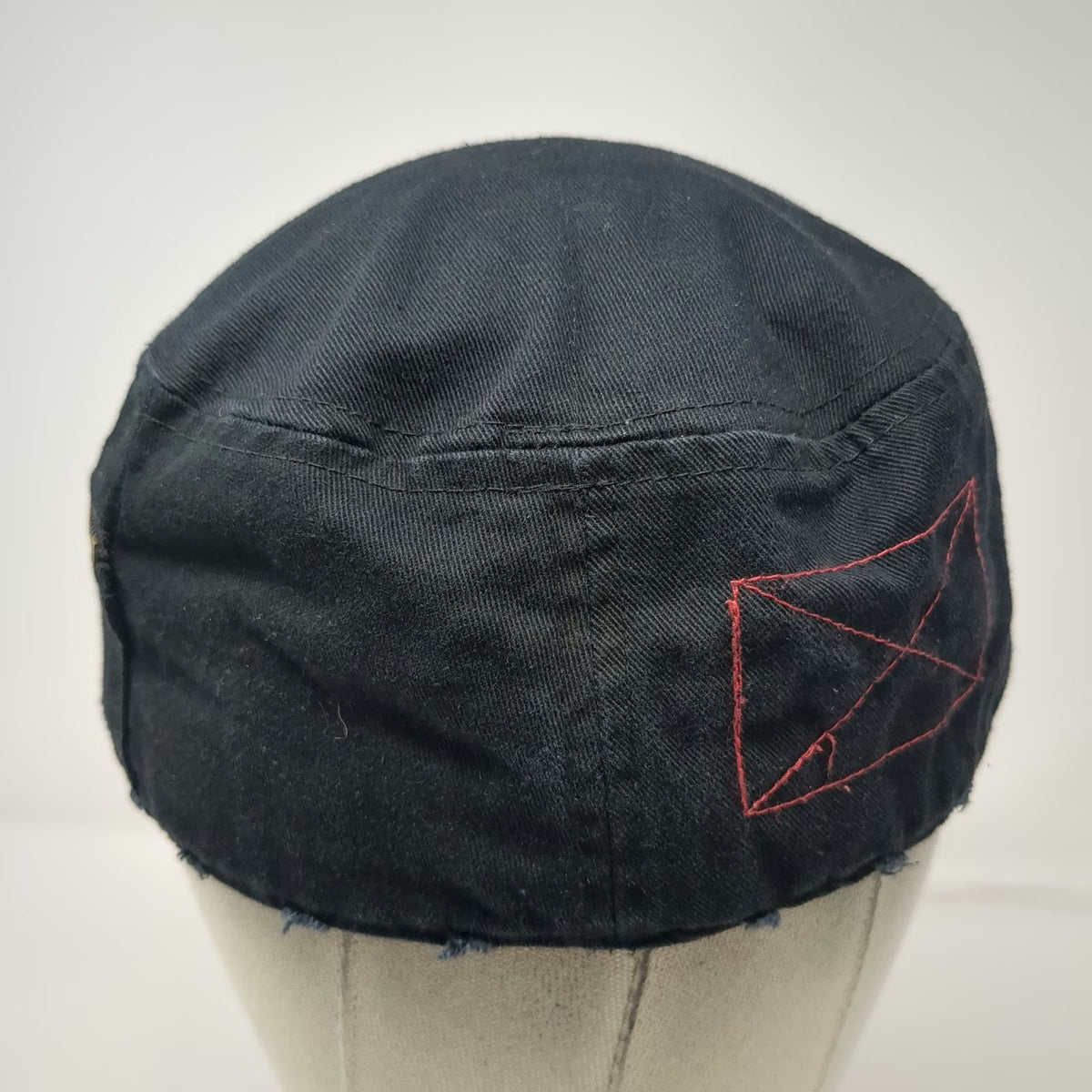 Rapid Dominance Army Cap Black M Side Zipper Pocket Distressed Tactical Hat