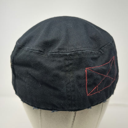 Rapid Dominance Army Cap Black M Side Zipper Pocket Distressed Tactical Hat