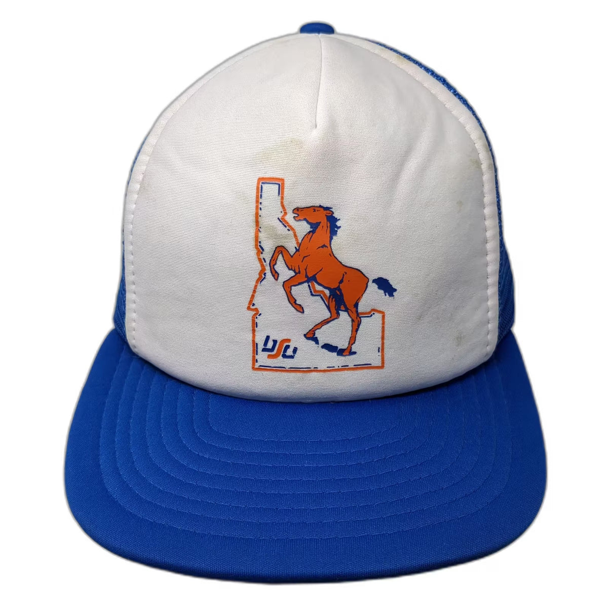 Sportcap Boise State University BSU Idaho Bronco Trucker Hat Blue One Size OSFM