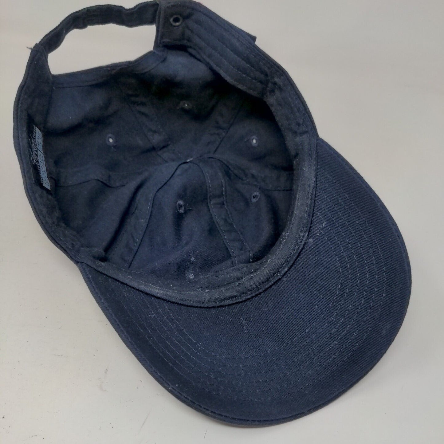 Falari Slideback Hat Blue OSFA Adjustable 6 Panel Vent Holes Blank