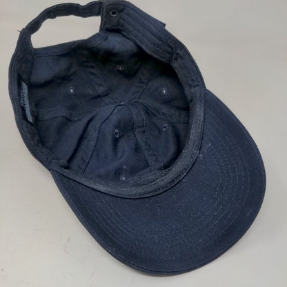 Falari Slideback Hat Blue OSFA Adjustable 6 Panel Vent Holes Blank