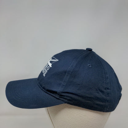 Mobro Marine Strapback Hat Blue One Size Embroidered Adjustable 6 Panel