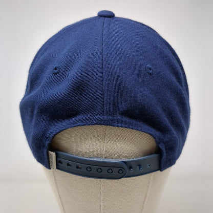 Active Snapback Hat Blue One Size Adjustable Embroidered 6 Panel