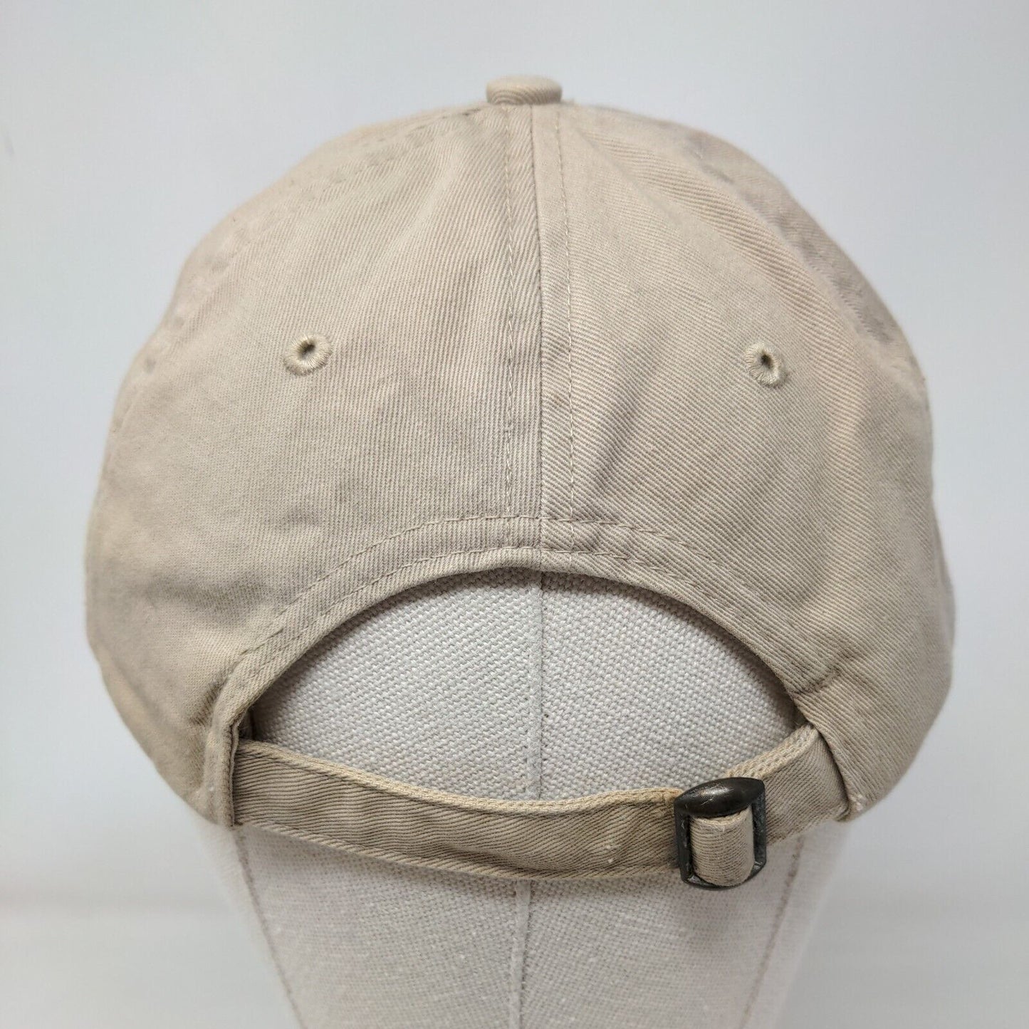 I Feel Like Pablo Slideback Hat Tan One Size Adjustable Embroidered Vented Holes