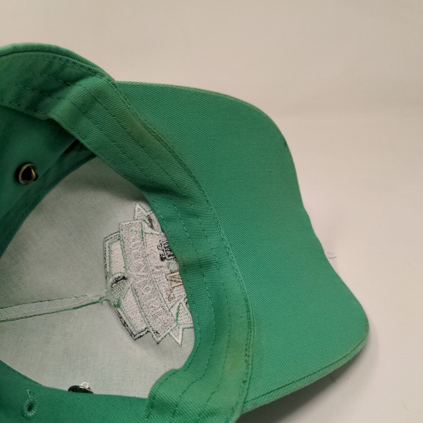 Lansdowne Men's Strapback Hat Green Adjustable Embroidered Logo Emerald Isle