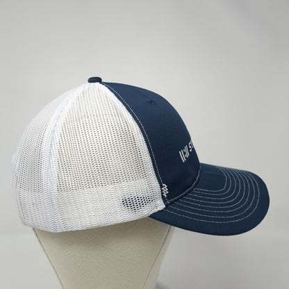 II:II Systems Snapback Trucker Hat Blue One Size Adjustable Mesh Back Zusa Z750