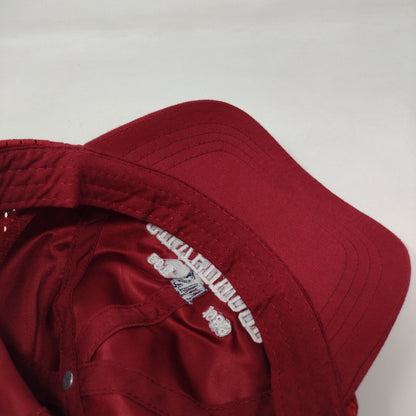 Silverwood Est. 1988 Strapback Hat Red OSFM Adjustable Embroidered Breathable
