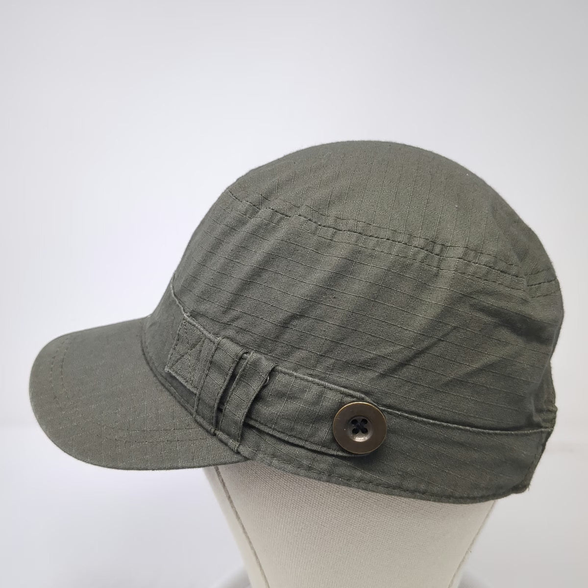 Urban Bound Army Cap Green One Size Strapback Military Style Cadet Hat