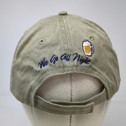 Fahrenheit Baseball Cap Green One Size Squam Lake Beer Mug Strapback hat Logo NH