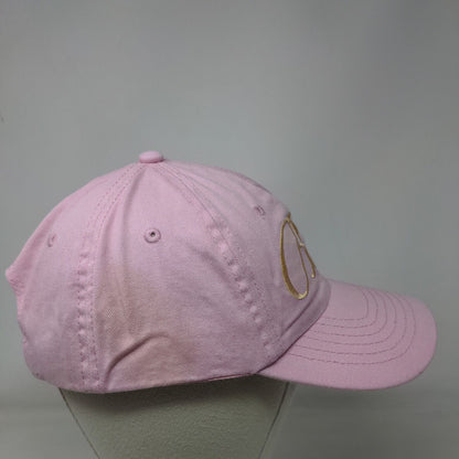 Bride Slideback Hat Pink One Size Adjustable Embroidered 6 Panel Dalix