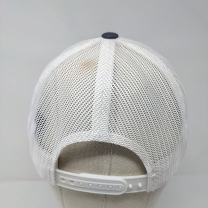 Carpenter Screen Print & Embroidery Snapback Trucker Hat Blue OSFA Sport-Tek