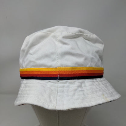 Aldi Bucket Hat Multicolor One Size Retro Striped Lightweight