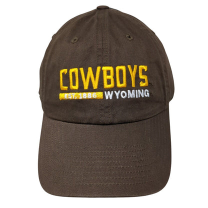 Cowboys Wyoming Slideback Hat Brown OSFA Embroidered Captivating W/Tags