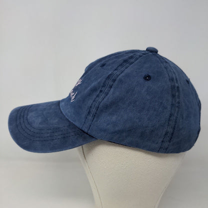 Unbranded Women's Slideback Hat Blue Embroidered Logo Mama Stay At The Beach