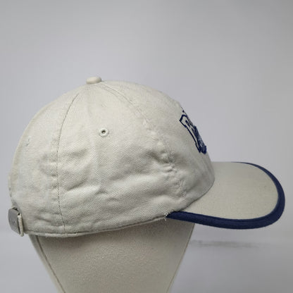B.U.M. Equipment Baseball Cap Beige One Size Embroidered Logo Slideback Trim Hat