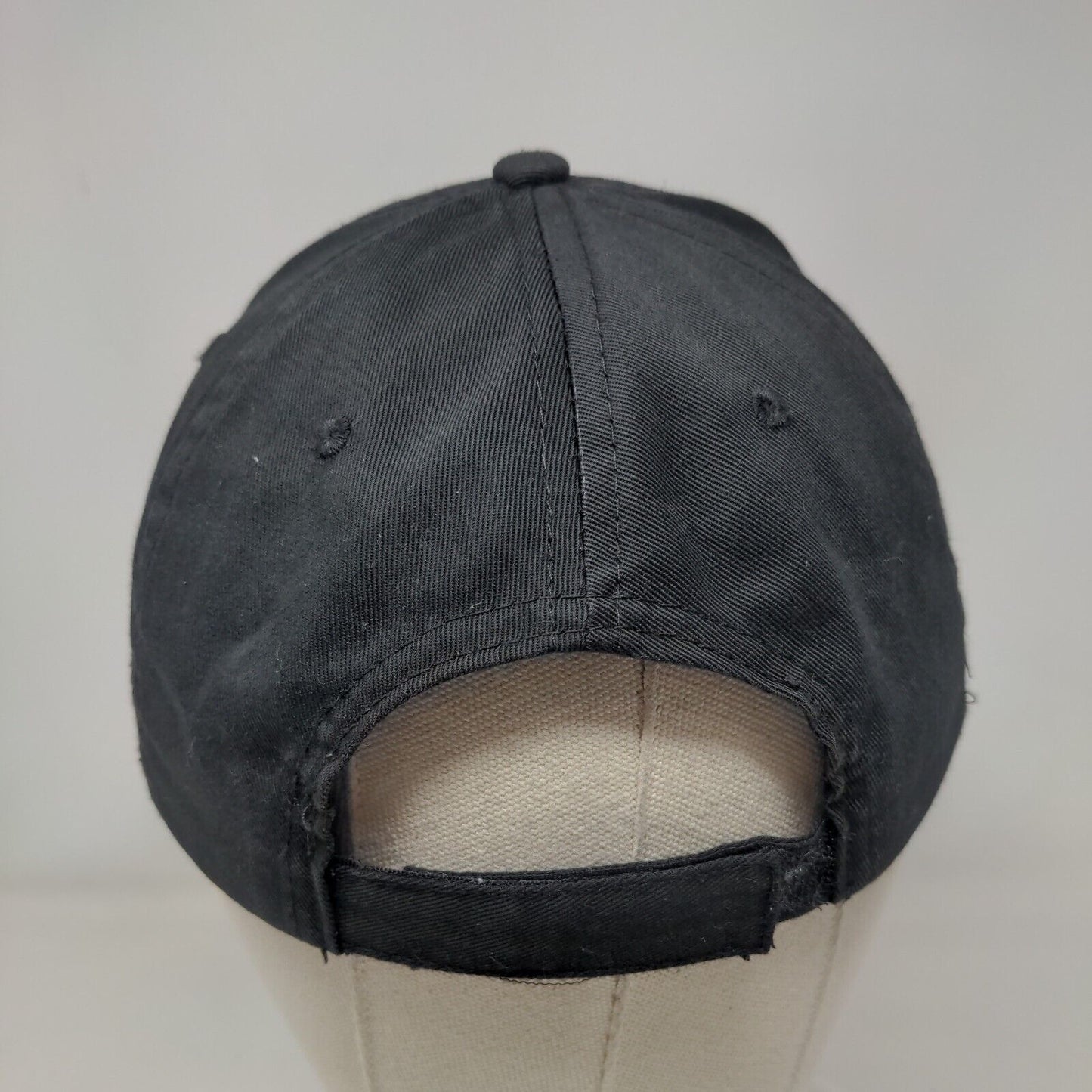 Molten Metal Equipment Innovations Strapback Hat Black One Size 6 Panel