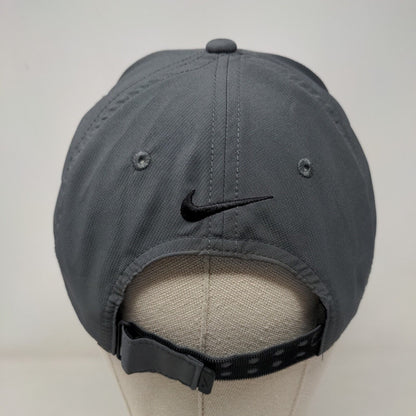 Bella Collina Strapback Hat Gray OSFM Nike Swoosh Legacy91 Dri-Fit