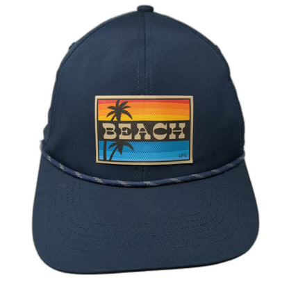 Imperial Baseball Cap Blue One Size Rope Sunset Beach Performance Polyester Hat