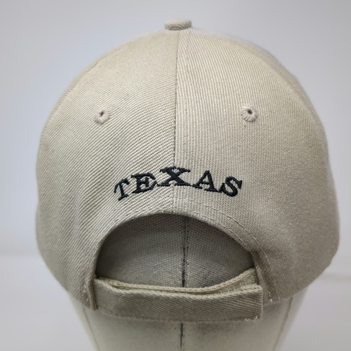 Baseball Cap Beige One Size Texas State Seal TX Embroidery Graphic Hat Strapback