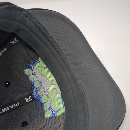 Spiderz Sin City Fitted Hat Black Medium Embroidered Flexfit Richardson