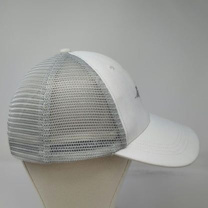 Tommy Bahama Trucker Hat White One Size Marlin Margarita Recipe Gray Mesh